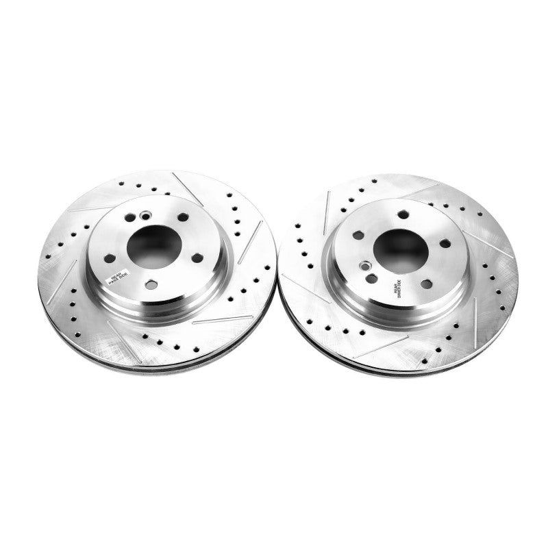 PowerStop 05-06 Chrysler Crossfire Rear Evolution Drilled & Slotted Rotors - Pair