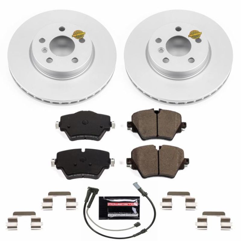 PowerStop 2019 Mini Cooper Clubman Front Z23 Evolution Sport Coated Brake Kit