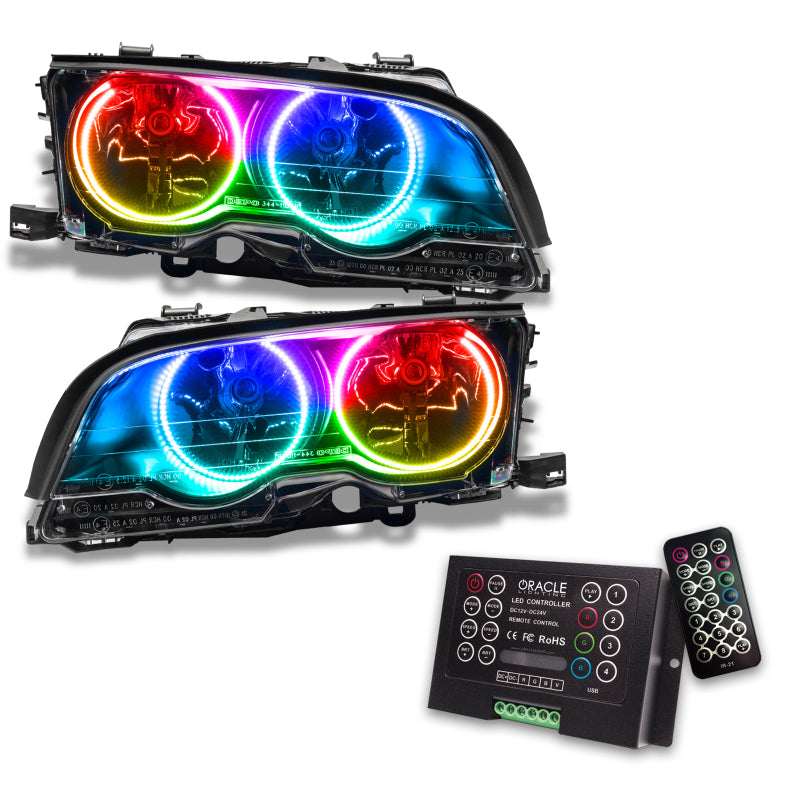 Oracle Lighting Oracle 99-01 BMW 3 Series Coupe HL - (Halogen) - ColorSHIFT w/ 2.0 Controller