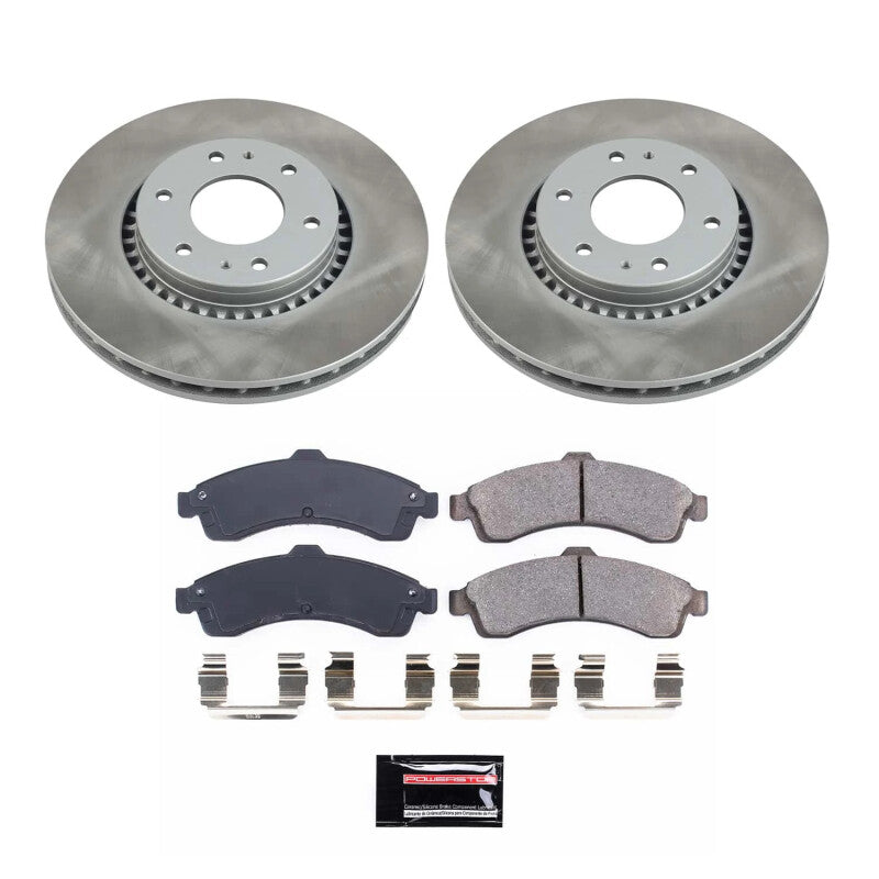 PowerStop 2005 Saab 9-7x Front Semi-Coated Rotor Kit