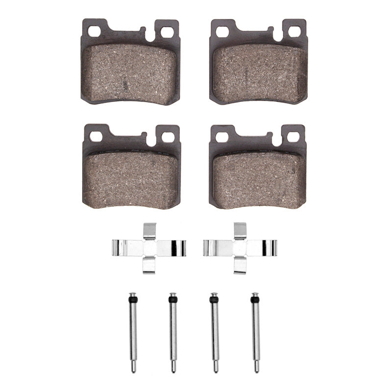DFC 86-95 Mercedes-Benz C280 Rear 5000 Advanced Low Metallic Brake Pads and Hardware Kit