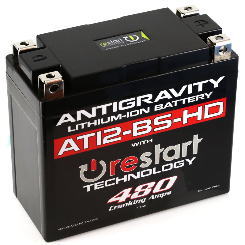AntiGravity Batteries Antigravity YT12-BS High Power Lithium Battery w/Re-Start