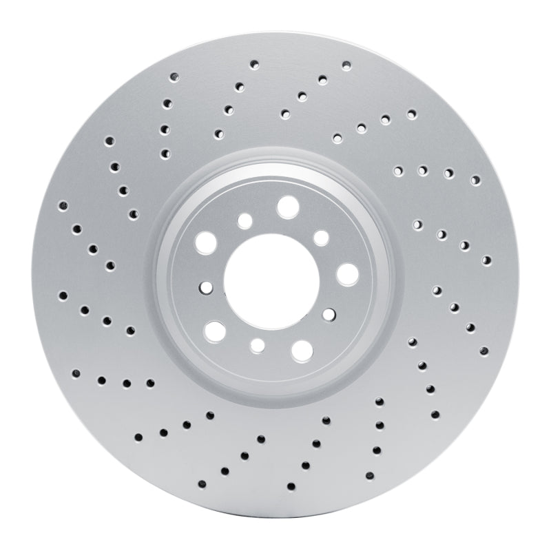 DFC 15-19 BMW X6 Left Front Drilled GeoSPEC Coated Rotor