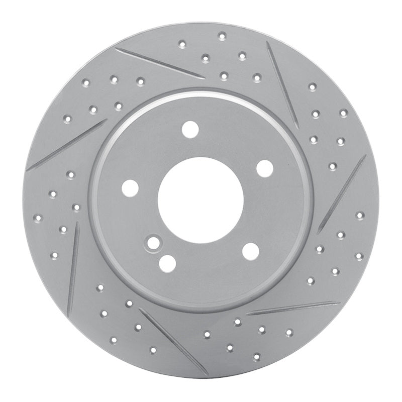 R1 Concepts 94-11 Mercedes-Benz Clk320 Rear Right Drilled & Slotted Geo-Carbon Rotor
