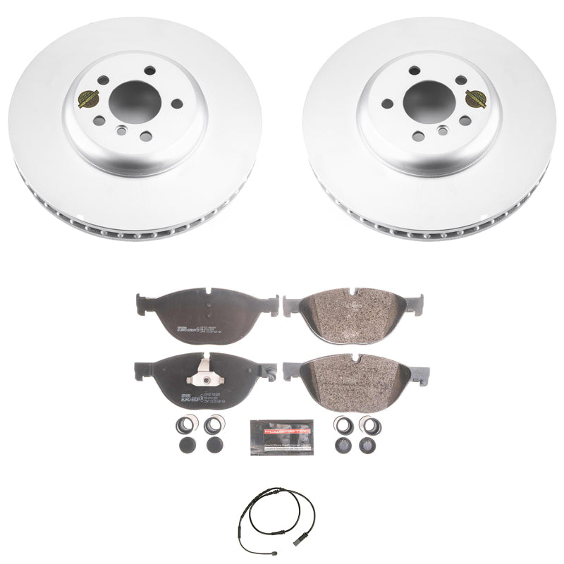 PowerStop 10-15 BMW 550i GT Front Euro-Stop Brake Kit