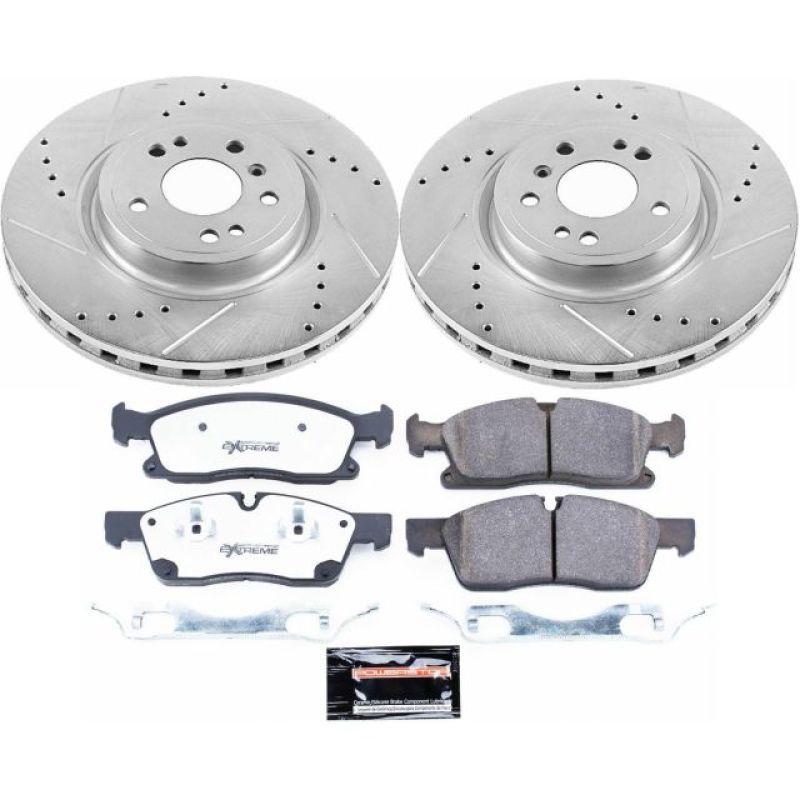PowerStop 2016 Mercedes-Benz GLE300d Front Z36 Truck & Tow Brake Kit