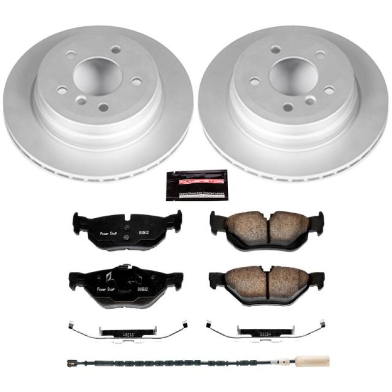 PowerStop 11-13 BMW 328i Rear Z23 Evolution Sport Coated Brake Kit