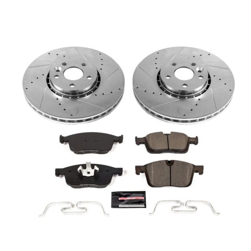 PowerStop 2017 Volvo XC60 Front Z23 Evolution Sport Brake Kit