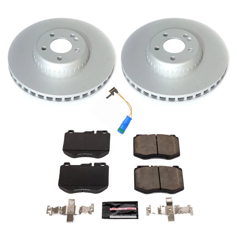 PowerStop 2017 Mercedes-Benz E300 Front Z17 Evolution Geomet Coated Brake Kit