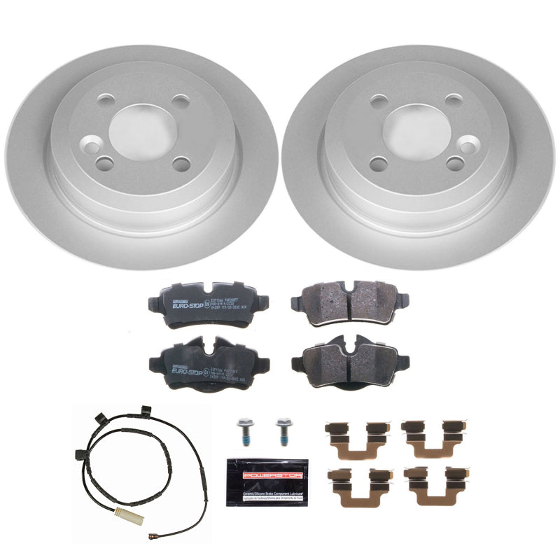 PowerStop 11-16 Mini Cooper Rear Euro-Stop Brake Kit