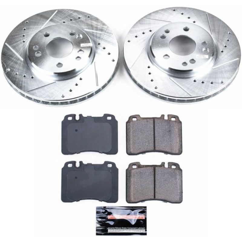 PowerStop 92-93 Mercedes-Benz 500E Front Z23 Evolution Sport Brake Kit
