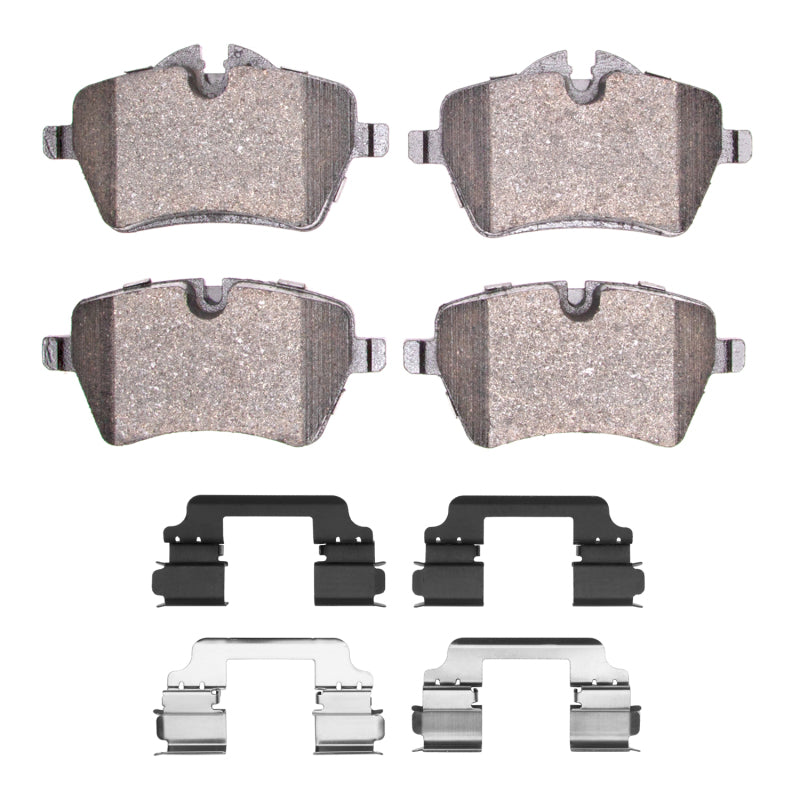 DFC 11-16 Mini Cooper Countryman Front Euro 5000 Ceramic Brake Pads and Hardware Kit
