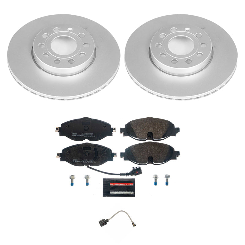 PowerStop 15-18 Audi A3 Front Euro-Stop Brake Kit