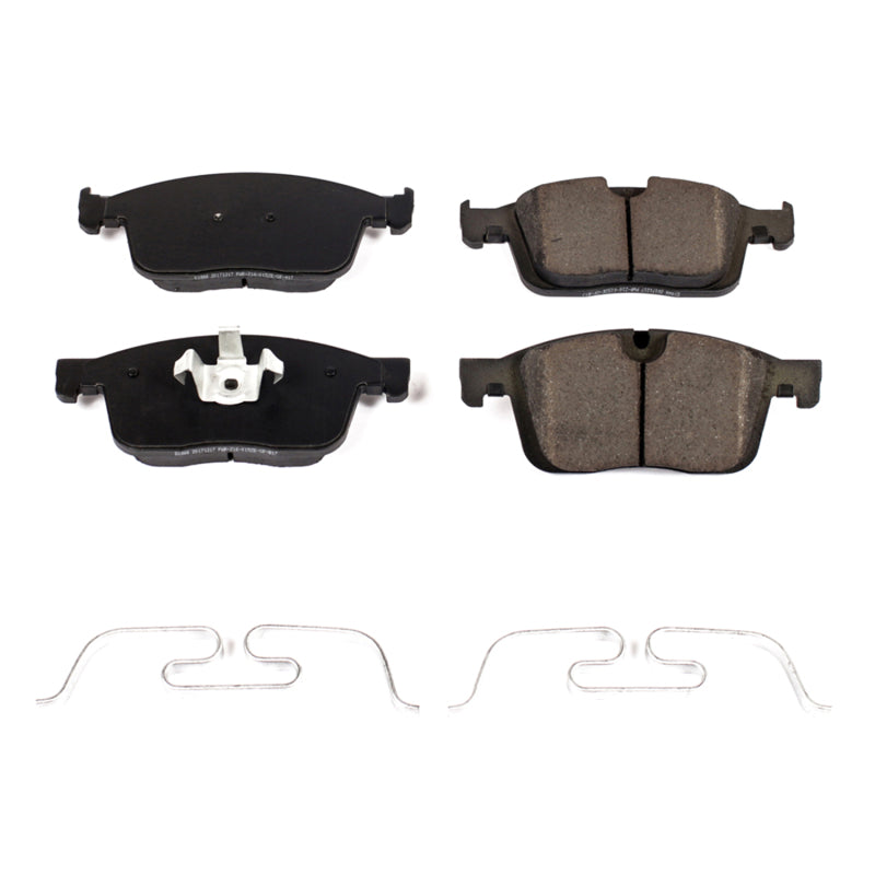 PowerStop 16-17 Volvo XC60 Front Z17 Evolution Ceramic Brake Pads w/Hardware