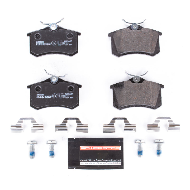 PowerStop 2004 Volkswagen R32 Euro-Stop ECE-R90 Rear Brake Pads