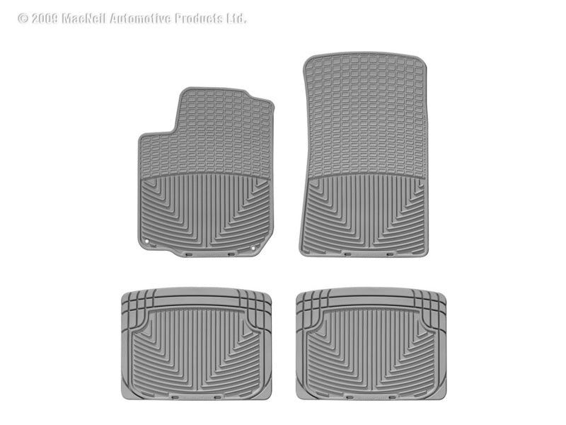 WeatherTech  93-05 Volkswagen Golf Front And Rear Rubber Mats - Grey