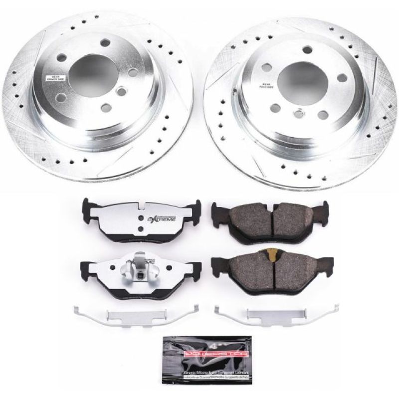 PowerStop 11-13 BMW 328i Rear Z26 Street Warrior Brake Kit