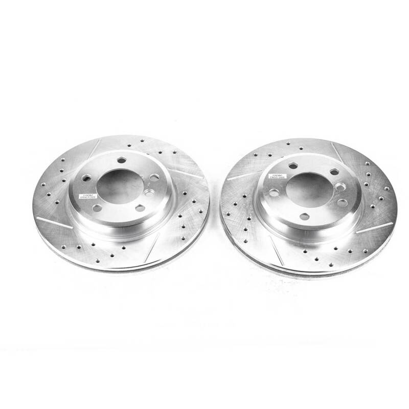 PowerStop 2000 BMW 323i Front Evolution Drilled & Slotted Rotors - Pair