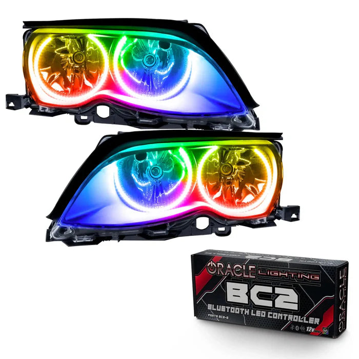 Oracle Lighting Oracle 02-05 BMW 3 Series SMD HL - Black - ColorSHIFT w/ BC1 Controller