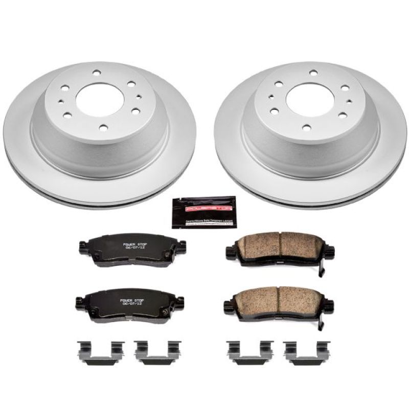 PowerStop 04-07 Buick Rainier Rear Z17 Evolution Geomet Coated Brake Kit