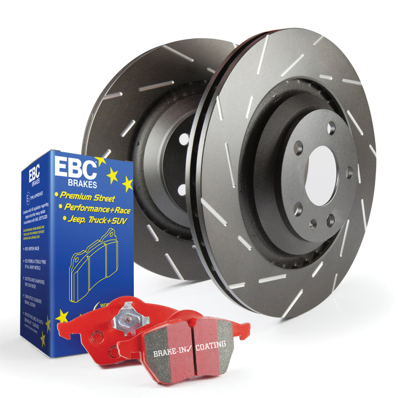 EBC S4 Kits Redstuff Pads & USR Rotors - 2017-2020 Audi A4 Premium