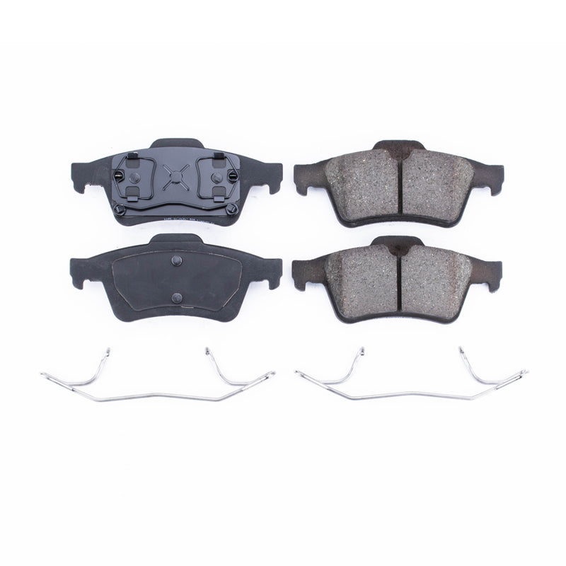 PowerStop 04-05 Mazda 3 Rear Z17 Evolution Ceramic Brake Pads w/Hardware