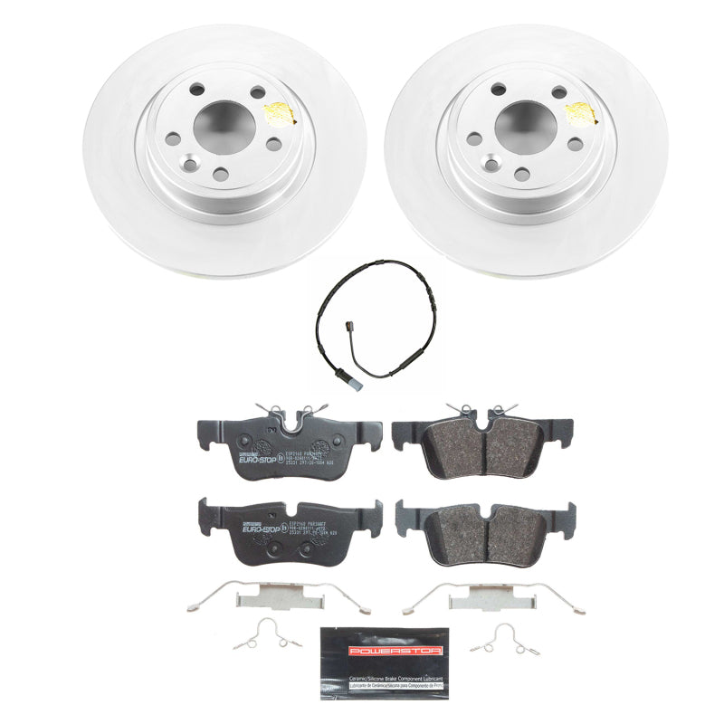 PowerStop 14-20 BMW i3 Rear Euro-Stop Brake Kit