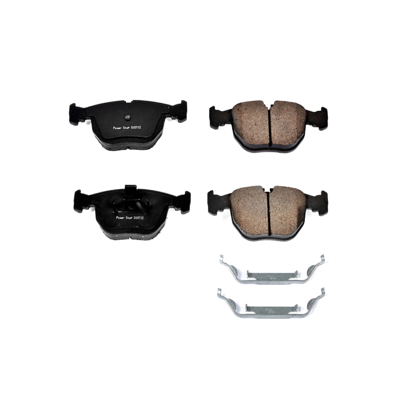 PowerStop 01-03 BMW 530i Front Z17 Evolution Ceramic Brake Pads w/Hardware