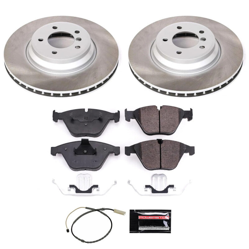 PowerStop 13-15 BMW X1 Front Semi-Coated Rotor Kit