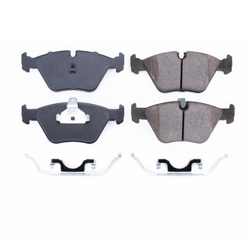 PowerStop 01-05 BMW 525i Front Z17 Evolution Ceramic Brake Pads w/Hardware