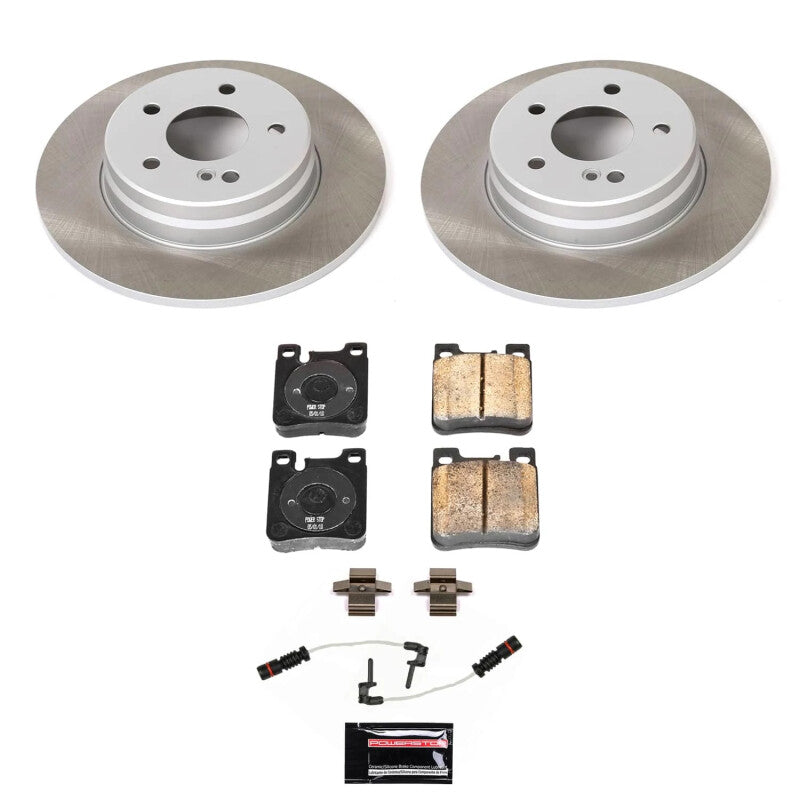 PowerStop 98-00 Mercedes-Benz E430 Rear Semi-Coated Rotor Kit