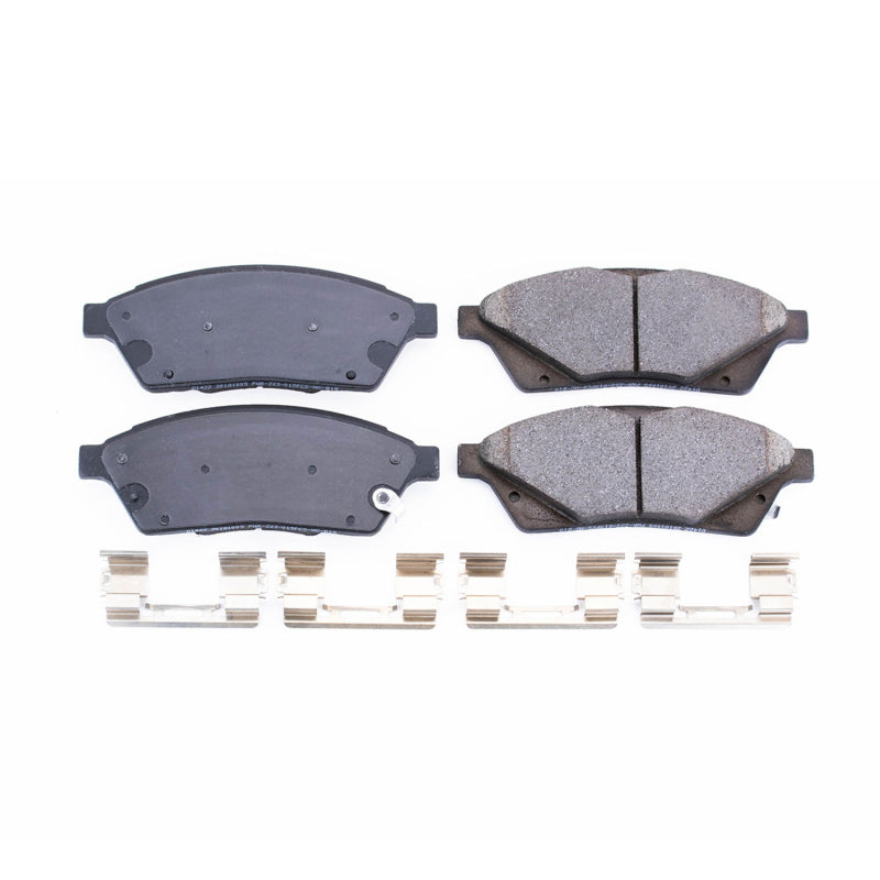 PowerStop 10-16 Cadillac SRX Front Z17 Evolution Ceramic Brake Pads w/Hardware