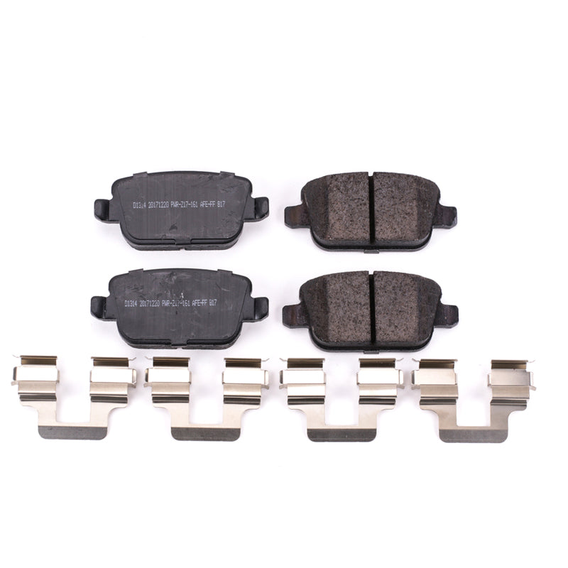 PowerStop 08-12 Land Rover LR2 Rear Z17 Evolution Ceramic Brake Pads w/Hardware