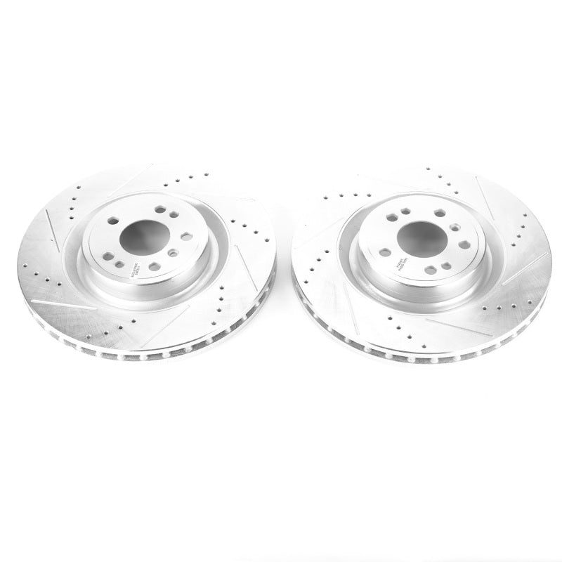 PowerStop 13-16 Mercedes-Benz GL350 Front Evolution Drilled & Slotted Rotors - Pair