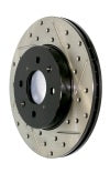 StopTech 16-18 BMW X4 Sport Drilled & Slotted Rotor Front Left