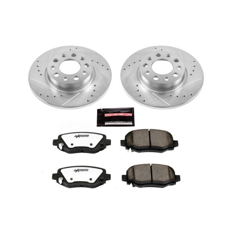 PowerStop 16-18 Fiat 500X Rear Z36 Truck & Tow Brake Kit