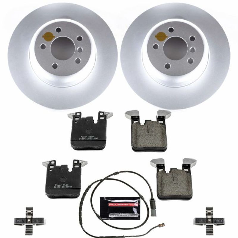 PowerStop 16-18 BMW 320i xDrive Rear Z23 Evolution Sport Coated Brake Kit