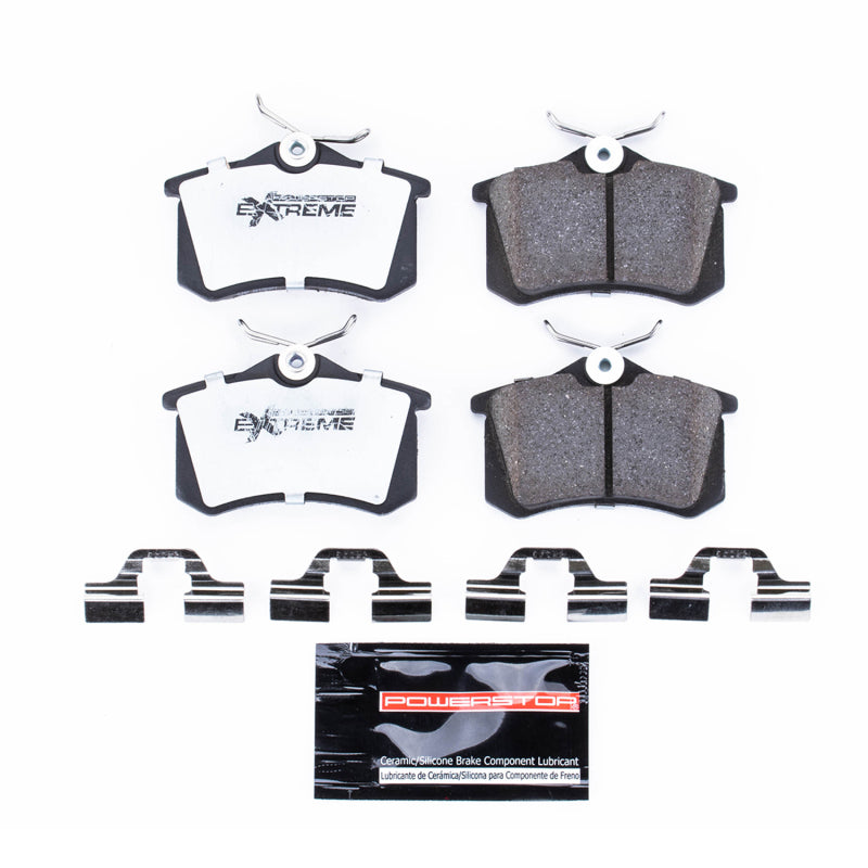 PowerStop 10-13 Audi A3 Rear Z26 Extreme Street Brake Pads w/Hardware