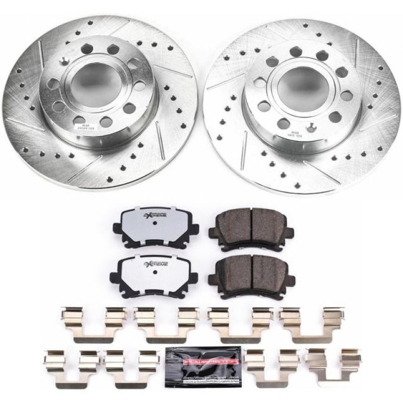 PowerStop 2008 Audi A3 Rear Z26 Street Warrior Brake Kit