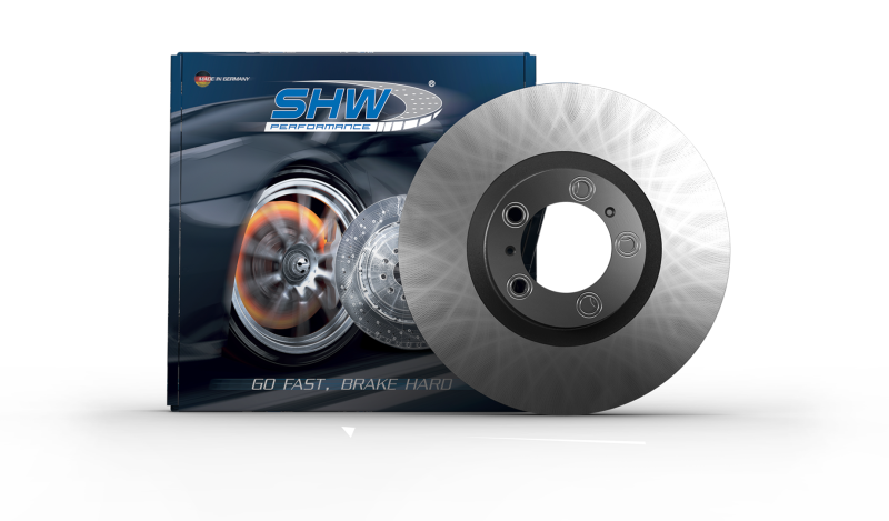 SHW Performance SHW 19-23 Porsche Cayenne S Left Front Smooth Monobloc Brake Rotor (9Y0615301A)