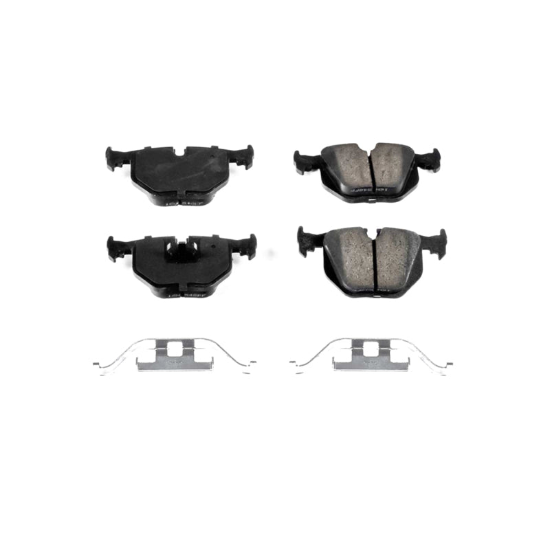 PowerStop 94-97 BMW 840Ci Rear Z17 Evolution Ceramic Brake Pads w/Hardware
