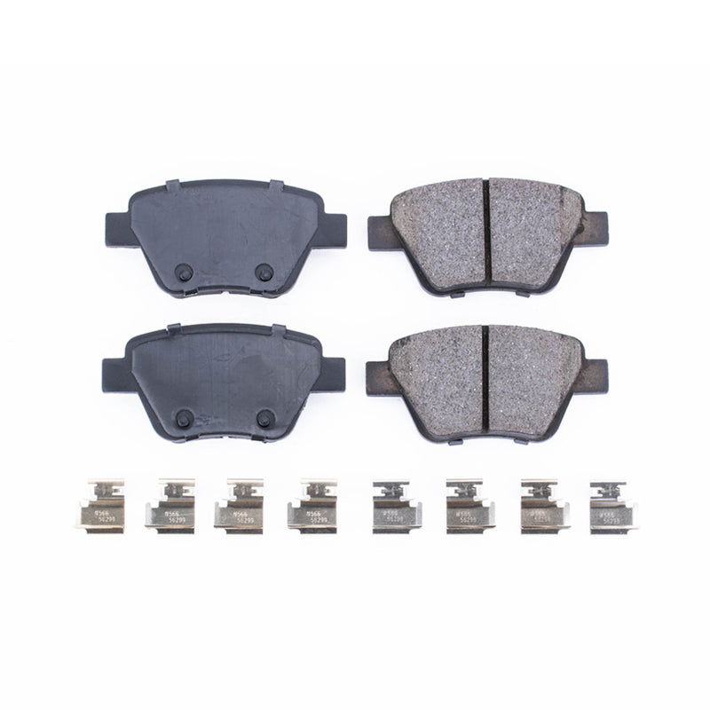 PowerStop 10-13 Audi A3 Rear Z17 Evolution Ceramic Brake Pads w/Hardware