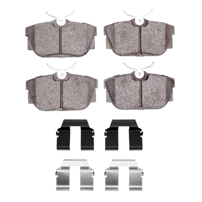 DFC 920099 Volkswagen EuroVan Rear 5000 Advanced Semi Metallic Brake Pads and Hardware Kit