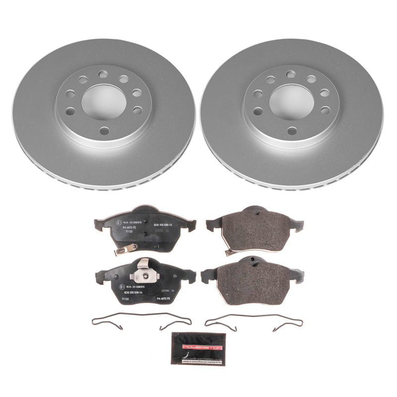 PowerStop 99-03 Saab 9-3 Front Euro-Stop Brake Kit