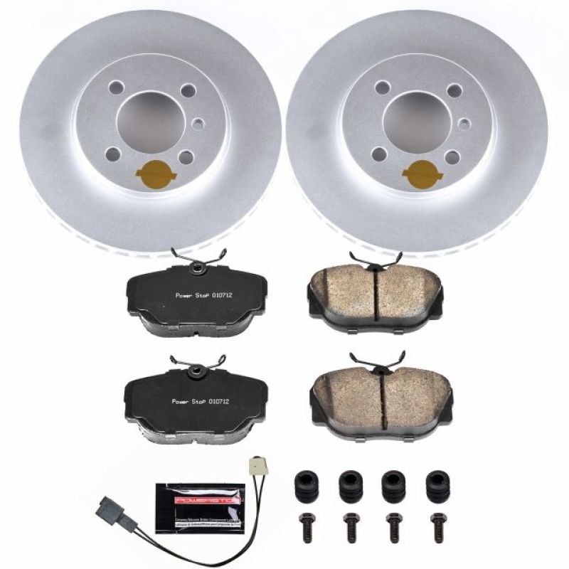 PowerStop 91-92 BMW 318i Front Z23 Evolution Sport Coated Brake Kit