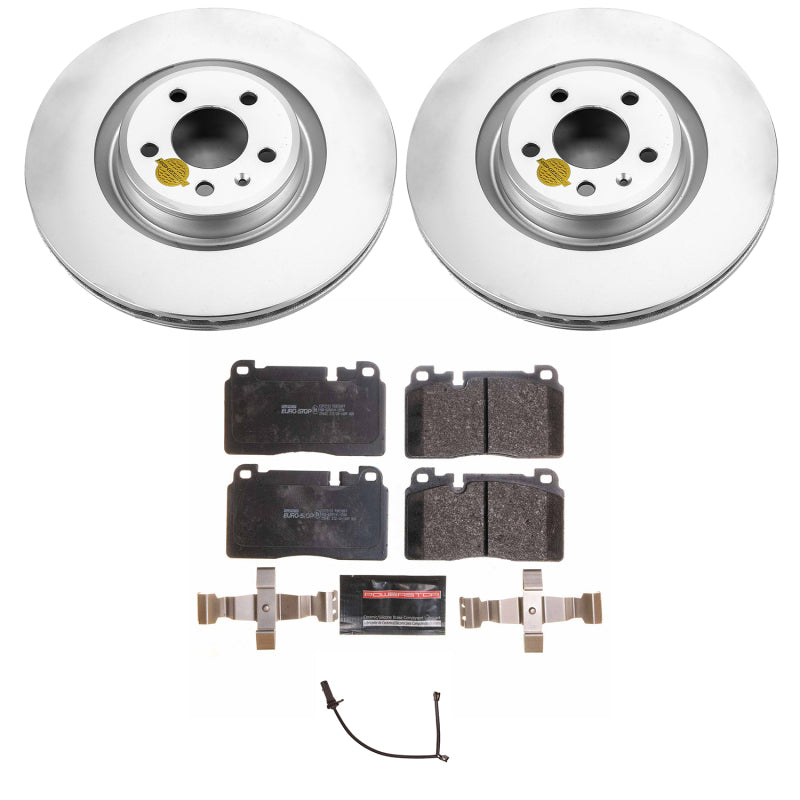 PowerStop 17-18 Audi A6 Front Euro-Stop Brake Kit
