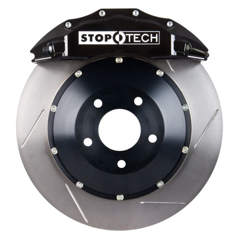 StopTech 07-13 BMW 128i (E82) Front BBK w/Black ST-60 Calipers Slotted 355X32mm Rotors/Pads/SS Lines