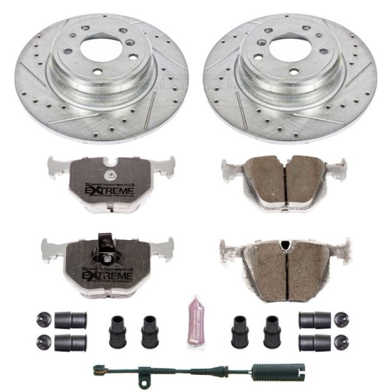 PowerStop 1995 BMW 740i Rear Z26 Street Warrior Brake Kit