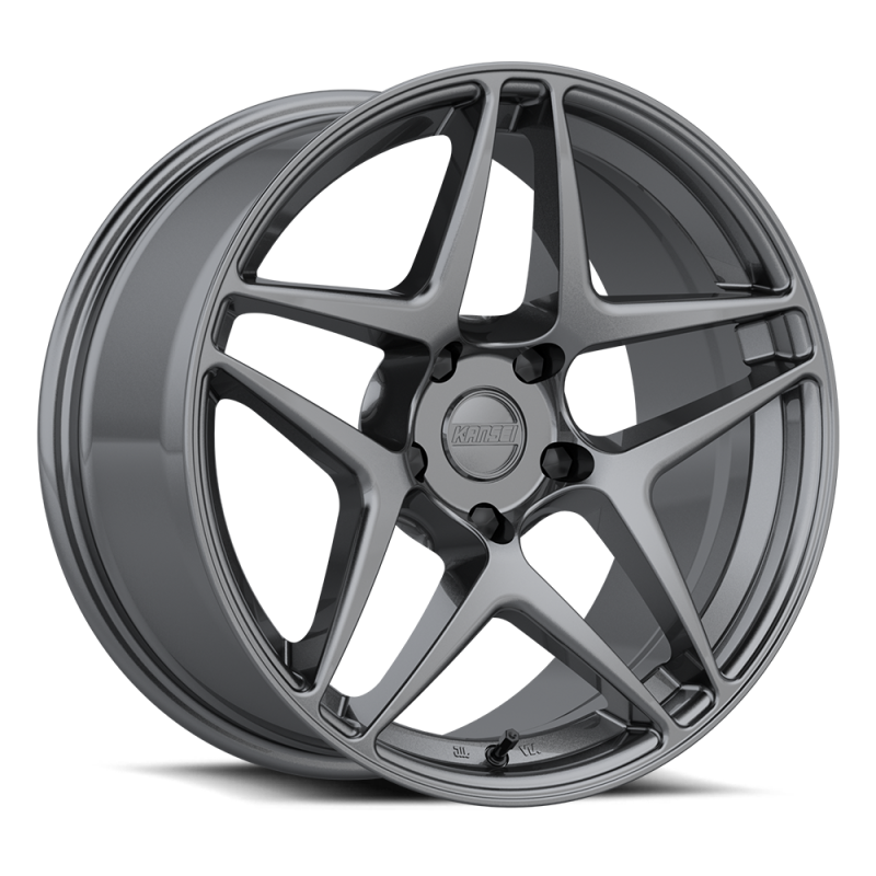 Kansei Wheels Kansei K15G Astro 18x10.5in / 5x100 BP / 12mm Offset / 73.1mm Bore - Gunmetal Wheel