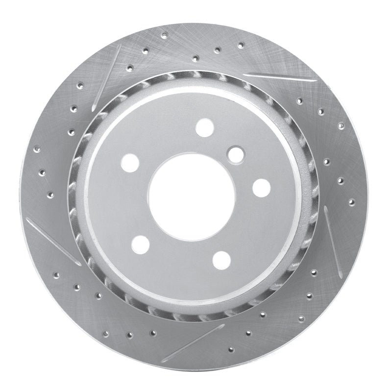 R1 Concepts 95-02 BMW Z3 Right Rear Drilled & Slotted Geo-Carbon Rotor